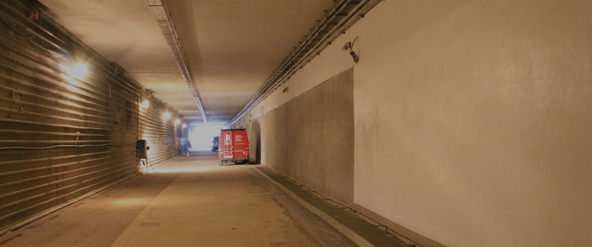 Konstruktiver Brandschutz im Autobahntunnel in Köln-Kalkar