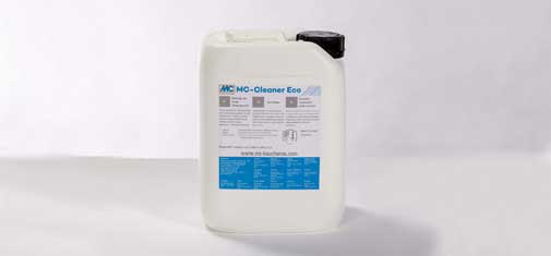 Neben einer sehr guten Reinigungsleistung bietet MC-Cleaner eco eine anwenderfreundliche Nutzung und eine umweltfreundliche Öko-Bilanz.